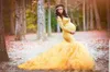 레이스 어깨가없는 임신 드레스 사진 긴 소매 메쉬 출산 Maxi 가운 사진 촬영 임신 한 여성 Dress1