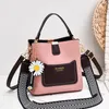 Розовая сугао сумка сумки для плеча женская кожа кожа дизайнерские сумочки ковша сумка кросс -кузов девочка кошелек 2020 Новые стили 6 Color258w