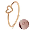 Anel feminino delicado anel de coração oco para casal casamento promessa infinito eternidade amor jóias Boho Anillos Mujer BFF presentes frete grátis