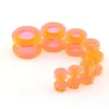 8pcs/set Acrylic Doble Flared Ear Plugs Tunnels Ear Gauges Piercing Expander For Men and Women