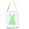Easter Egg Basket Party Festival Decor Rabbit Bunny Printed Canvas Gift Kids Noszenie jajka Candy Bag8639056