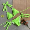 2020 Sexig knutbikini Set High Midj Swimwear Women Halter Two Pieces Biquini Swim Bathing Suit Bandage Swimsuit Bikinis Monikini3382616