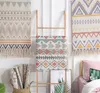 Ethnic style cotton and linen mat vintage plain tapestry study bedroom carpet sofa cushion carpets factory wholesale 60*180 cm