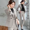 Professional wear suit solid color casual blazer trousers two-piece female 2019 spring temperament temperament women's clothes