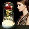LED Galaxy Rose Flower Valentine's Day Gift Romantic Crystal Rose With Box