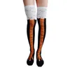 6 Стили куриные ноги носки для Grils чулок Новый конструктор Knee-High Autumn Winter Носок Показать Leg Thin Web Style Celebrity