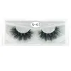 Nouveaux cils de vison 3d longs naturels entrecroisés faux cils maquillage dramatique cils de vison 3D Extension de cils