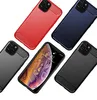 Tekstura włókna węglowego Slim Armor Szczotkowane TPU Case Pokrywa dla iPhone 12 5.4 6.1 6.7 SE 2020 11 11 11 Pro 11 Pro Max 2019 1000 sztuk / partia Crexpress