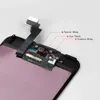 Foto reale Qualità superiore per iPhone 6 6G LCD Touch Screen Digitizer Assembly Colore bianco e nero Confezione perfetta Colore della miscela