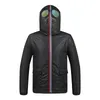 Lentejas Heren Windjack Motor Capuchon met Bril Masker Dames Jassen Zip-up Dunne Zomer Grote maten 3XL 4XL Wit Zwart9503699