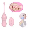 Vibrator Vaginale Toeen Massage Smart Vagina Trainer Oefening Draadloze Afstandsbediening Siliconen Kegel Bal Seksspeeltjes voor Vrouw Y19062602