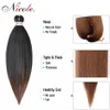 Nicole New Jumbo Traids ombre Crochet Traids Hair Yaki Straitement prétraité Easy Traid Synthetic Hair Extensions 26 pouces pour WOM7921221