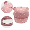 Dot Baby Caps New Girl Boys Cap Summer Hats For Boy Infant Sun Hat With Ear Sunscreen Baby Girl Hat Spring Baby Accessories