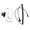 2.5mm 1 Pin Listen Only Acoustic Tube Earpiece coiled cord for Radio Mic Speaker