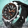 SANDA 733 Sport Watch Men Military Watch Waterproof Top Brand Luxury Date Calendar Digital Quartz Wristwatch relogio masculino LY191213