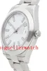 Mężczyźni Wysokiej Jakości Zegarek 41mm 116300Silver Dial Asian Ruch Sapphire Szklany Ze Stali Nierdzewnej Bransoletka Automatyczne męskie zegarki