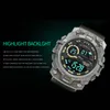 SMAEL Orologi militari di marca Esercito Retroilluminazione a LED Moda Orologio maschile Casual Orologio da uomo Quadrante grande 1701 Orologi sportivi 5Bar Impermeabile