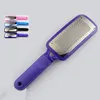 Professional Double Side Foot File Stainless Steel Rasp Heel Grater Hard Dead Skin Callus Remover Pedicure File Foot Grater VT0243