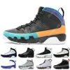 9 Traum es tun es UNC Bred Space Jam Grau Statue Anthrazit Mens-Basketball-Schuh-Turnschuh-Designer 9s Sport Schuhe kühlen