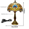 Yeelight Italian Style TIFF Table Lamp ANY Abstract Bird Lights Modern Lamps Stained Glass Room Decor Light