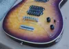 Factory Purple Electric Guitar with Acrylic PickguardRosewood FingerboardClouds Maple Veneer22 Rosewood Fretscan be custom4112090