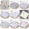 Muslin baby filtar bomull nyfödd swaddling badväv spädbarn wrap swaddles barn soversack barnvagn omslag lekmatta 72 design dh5009305