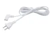 USA 2pin Male to 90 Degree Right Angled IEC 320 C7 Power Supply Cord cable 2M