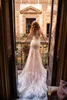 Sexy Sheer Neck Tulle Wedding Dresses 2020 Lace Applique Mermaid Wedding Dresses Button Back Sleeveless Chapel Train Vestido De Novia