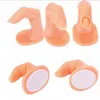 Professionell Fake Nail Art Modell Practice Training Finger Manicure False Nail Tips Visa Salong Tools F412