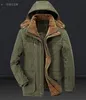 Mode- hommes veste d'hiver marque célèbre chaud épais de haute qualité manteaux coton rembourré mode affaires élégant multi poche