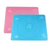 Silicone Tapis De Cuisson Épaississement De La Farine Roulement Échelle Tapis Pétrir La Pâte Pad Cuisson Pâtisserie Rouler Tapis Ustensiles De Cuisson Doublures EEAA466