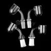 3 mm Parte inferior redonda Borde biselado Cuarzo Banger Bubble Joint 25 mmOD 10 mm 14 mm 18 mm Macho Hembra Clavos de cuarzo para vidrio Agua Bongs Dab Rigs