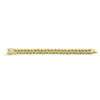 Bracelets de chaîne cubaine Miami en strass, largeur 12mm, chaîne glacée, bijoux Hip Hop scintillants pour hommes, cadeau 16959390