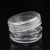 100pc 2/3/5g échantillon clair pot de crème Mini cosmétiques bouteilles conteneurs Pot Transparent pour Nail Arts petite boîte transparente étain pour