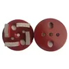 KD-U40 9 pezzi 4 pollici D100mm Tamponi per lucidatura diamantati universali con disco abrasivo diamantato a quattro segmenti per pavimenti in cemento e terrazzo