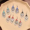 S1464 Hot Bohemian Fashion Jewelry Vintage Kolczyki Kolorowe kolczyki z frędzl