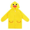 20 pz/lotto Cartoon Animal Style Impermeabile per bambini impermeabile per bambini Cappotto antipioggia Rainwear Rainsuit Student Poncho