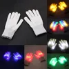 Oświetlenie palców LED Błyskawiczne rękawiczki rękawiczki Rave światło świąteczne impreza imprezowa