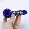 New Beautiful Heady Glass Tubi di tabacco Cucchiaio Tubi di fumo Pipa di vetro Tubo di tabacco Cucchiaio Tubi per fumare erba secca Spedizione gratuita