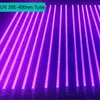 UV LED Blacklight Ultraviolet UVA Lights Tube T8 D Shaped Fixtures Lamp for Bar Party Club DJ UV Art Rays Sterilizer Glue Light