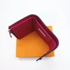 Fashion Women Wallet Classic Woman Short Wallets Coated Canvas With Real Leather Small Bifold Wallets With Coin Pocket