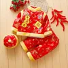 Vestito natalizio per bambini Vestiti per il capodanno cinese Set di vestiti per il capodanno cinese per l'inverno del ragazzo infantile del bambino