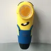 Accessori per fumatori di pipa in silicone di alta qualità Pipa da fumo in vetro divertente Minions Tabacco inebriante Cucchiaio colorato in pyrex a mano