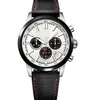 klassische Art und Weise freies Verschiffen der Quarz-Chronograph Schwarz Herrenuhr Moderner Sport Racing Chrono 1513185