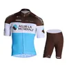 2019 Ag2r la Mondiale Cycling Jersey Maillot ciclismo short sweve and cycling bib shorts kits kits bicicletas o19121703232l