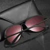 Роскошное красное зеркало объектива мужчин солнцезащитные очки металлические рамки поляризованные очки Размер: 56-17-143 мм поставляться с коробкой