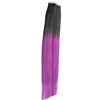 Black And Purple ombre tape in human hair extensions Two tone pu skin weft tape hair extensions virgin brazilian straight remy hair extensio