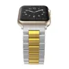 Compatible pour Apple Watch bracelet 44mm 40mm 38mm 42mm Acier Inoxydable Bande Métallique Bracelet iWatch Série 6/5/4/3/2/1