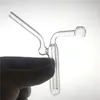 Mini nargile cam yağ brülörü bong boru ile kalın pyrex net heady recycler büyük kase boruları dab teçhizatlar el brülörleri bongs sigara içmek