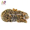 Wholesale- Stylish Animal Tiger Diamond Evening Bag Gold Luxury Diamante Crystal Clutch bag Wedding elegant bride Party banquet Purse